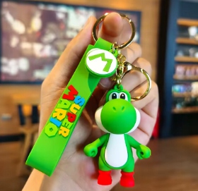 BRELOK SUPER MARIO YOSHI ZIELONY DINOZAUR KRESKÓWKA BRELOCZEK KLUCZE FIGURA