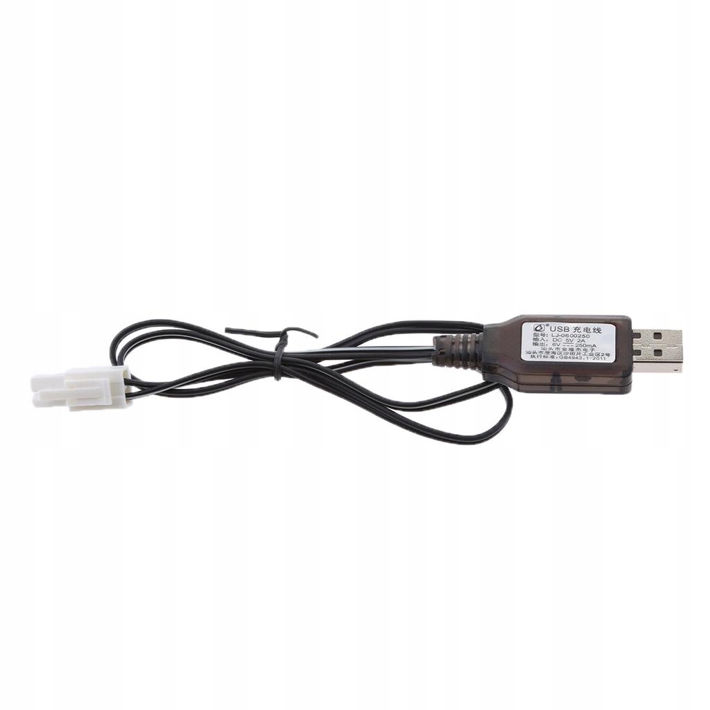 6V USB to EL P Plug / Battery Charging Cable for