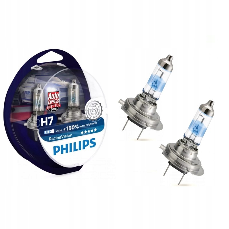 ŻARÓWKI PHILIPS RACINGVISION +150% H7 KPL. 2 SZT.