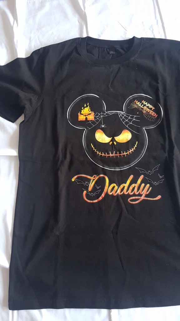HALLOWEEN Daddy t-shirt CZARNY L