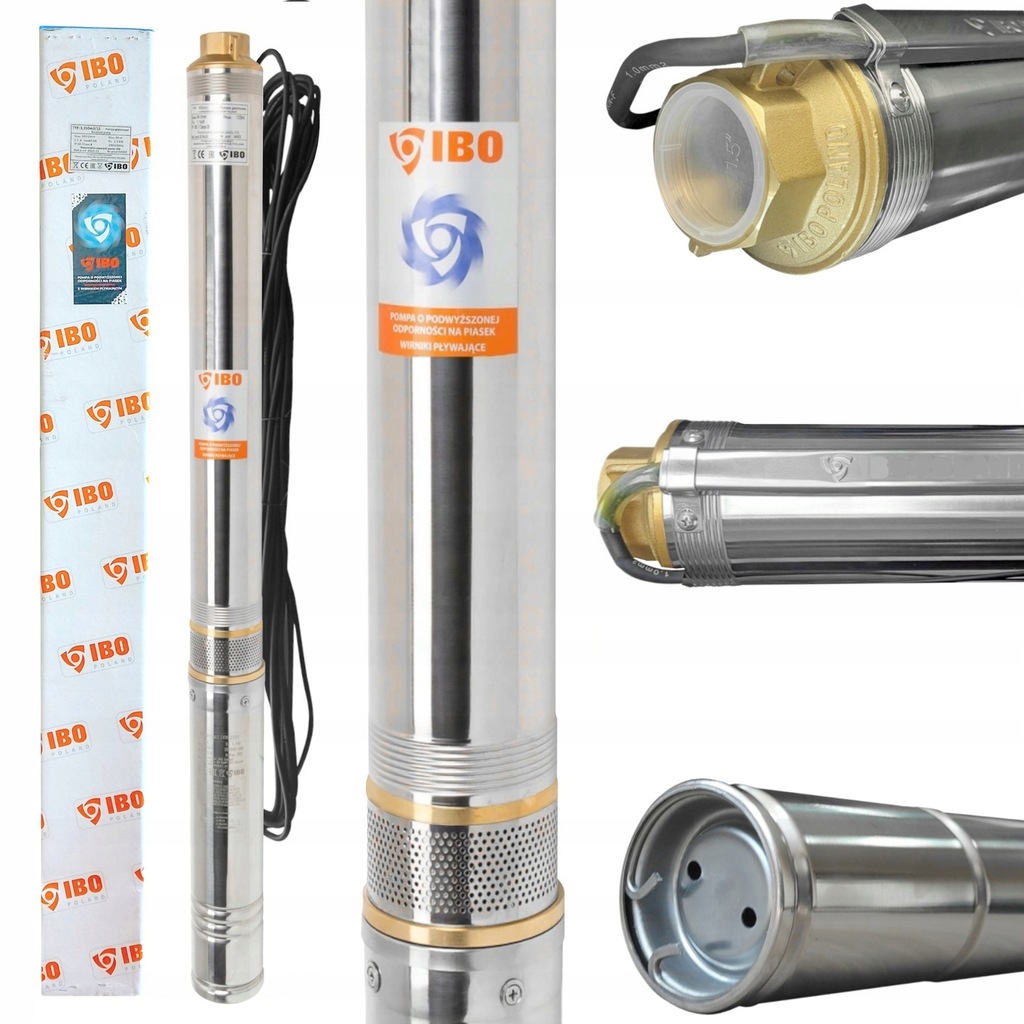 POMPA GŁĘBINOWA 3,5" SDM 5/14 ANTYPIASKOWA JAK 3/15 - WYSOKA WYDAJNOŚĆ 120L