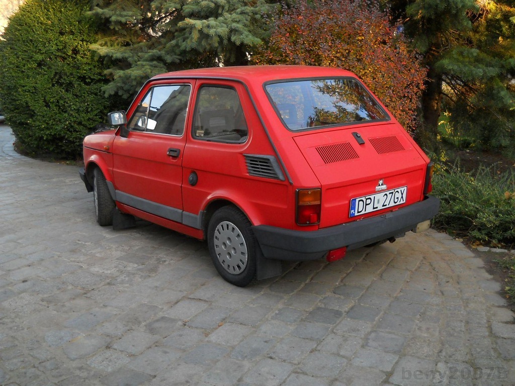 ZDERZAK FIAT 126 do MALUCH tył tylny 7115139326