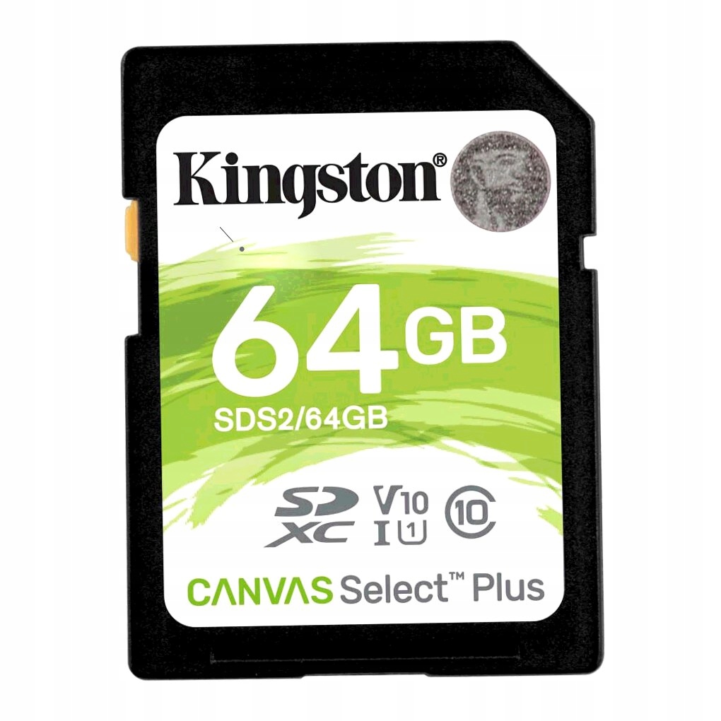 SZYBKA karta Kingston 64GB Canvas Select 100MB/s