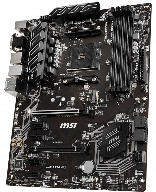 Купить Материнская плата MSI B450-A Pro Max: отзывы, фото, характеристики в интерне-магазине Aredi.ru