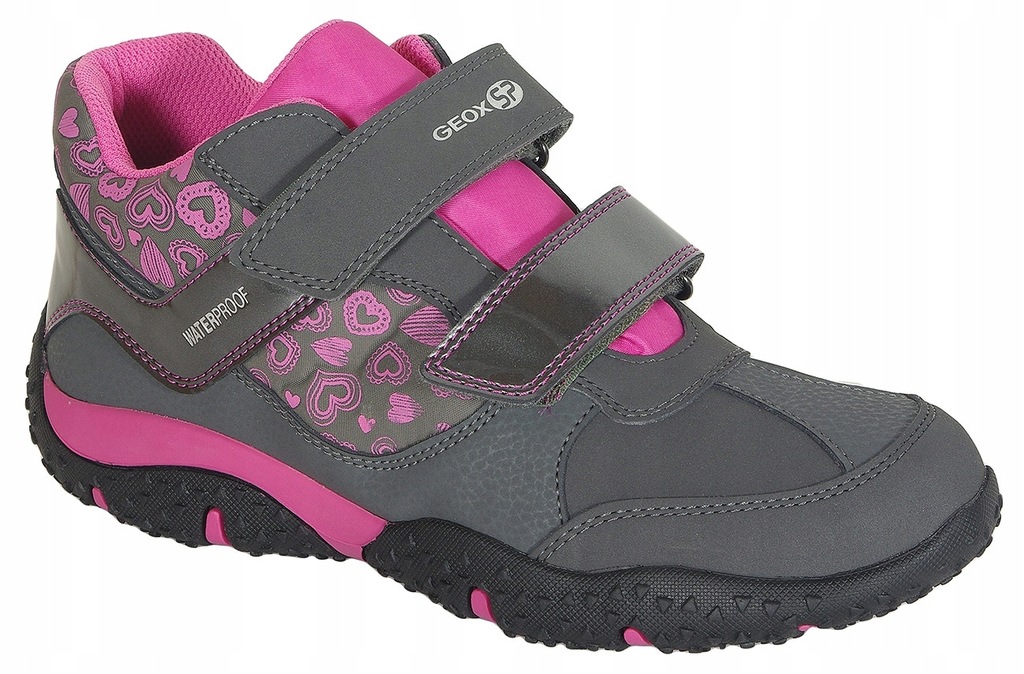 GEOX Baltic G trzewiki WPF B dk grey/fuchsia 35