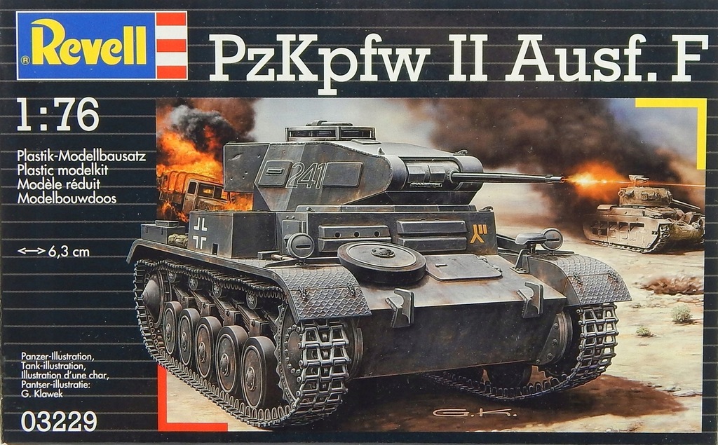 Купить Комплект модели танка A6711 PzKpfw II: отзывы, фото, характеристики в интерне-магазине Aredi.ru