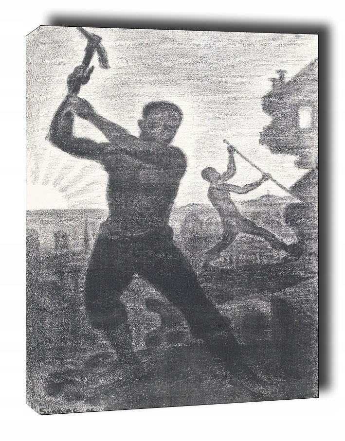 The Wreckers, Paul Signac - obraz na płótnie 61x