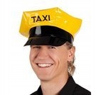 Czapka Taxi żółta z daszkiem taksówkarz szofer