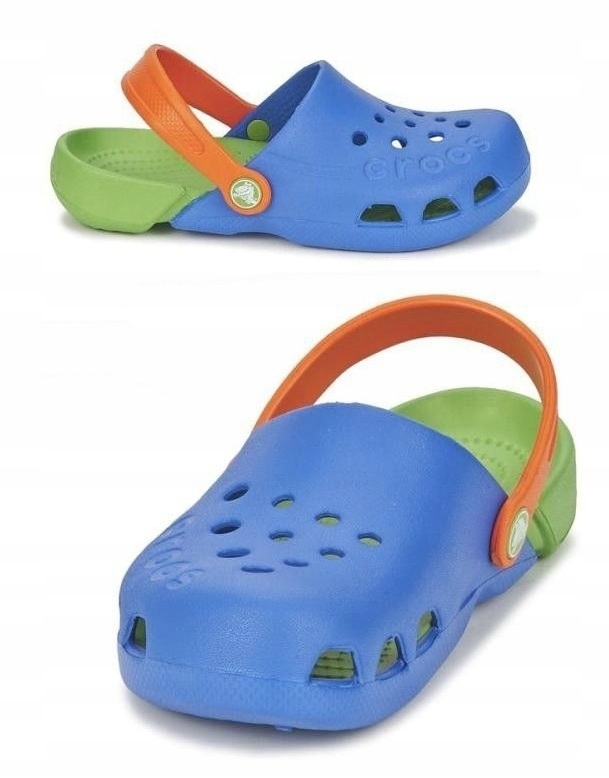 Crocs Electro Sea Blue Lime dziecięce 20-21 C5