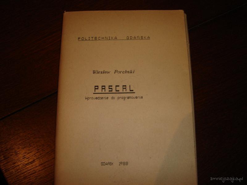 Pascal Wprowadzenie do programowania Porębski