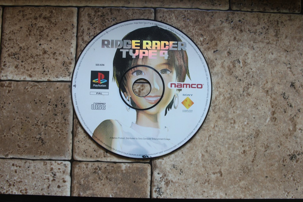 RIDGE RACER TYPE 4 PS1 PSX SAMA PŁYTA