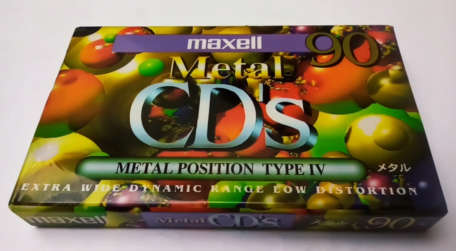 Maxell Metal CDs 90 1994. NOWA 1szt.
