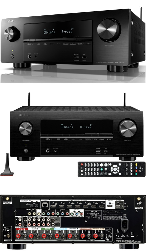 Купить Denon AVR-X2500H + Dali Zensor 7 + 1 + V + SUB-12F: отзывы, фото, характеристики в интерне-магазине Aredi.ru