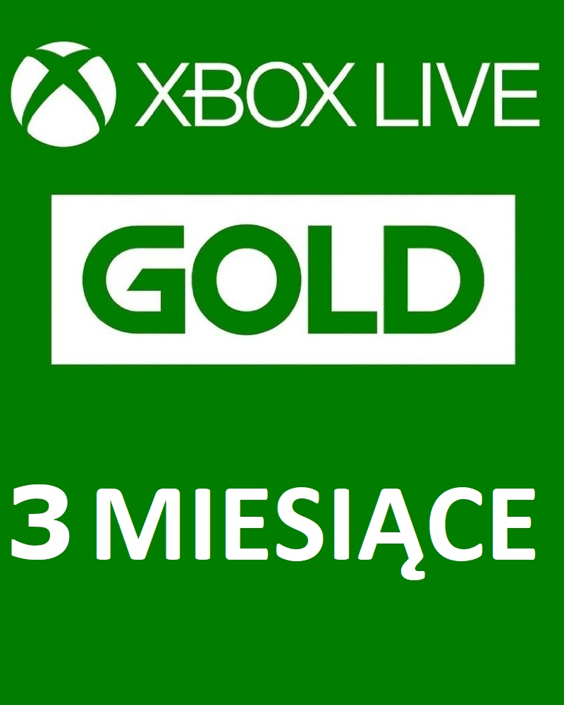 XBOX LIVE GOLD 3 MIESIĄCE | GLOBAL | PL | XBOX ONE