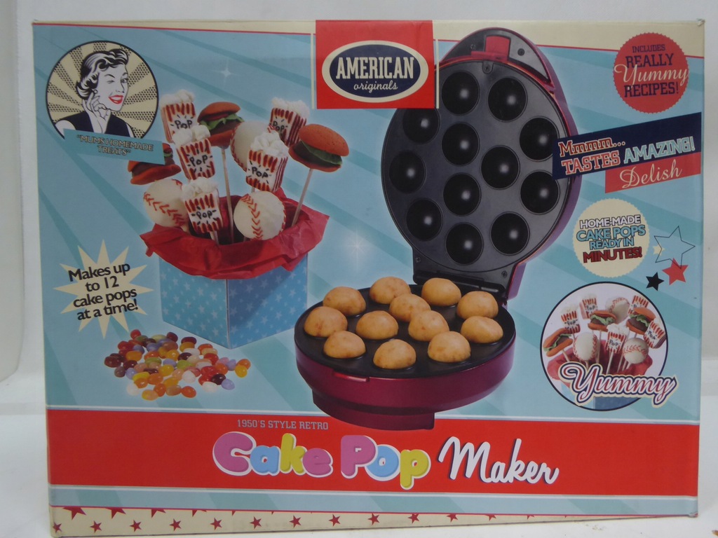 Deens wildernis servet Urządzenie do wypieku American Cake Pop Maker - 9266945984 - oficjalne  archiwum Allegro