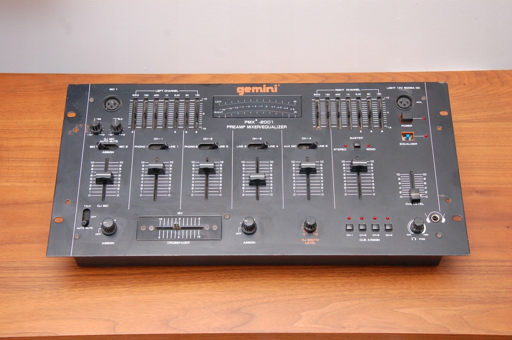Mixer Gemini PMX2001 używany, sprawny DUŻY 13499338779 oficjalne