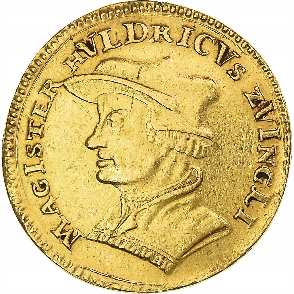 Moneta, Szwajcaria, Ducat, 1719, Zürich, Ulrich Zw