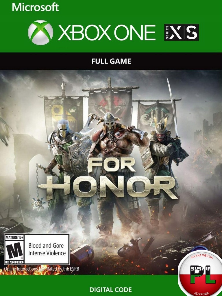 FOR HONOR XBOX ONE SERIESS X/S PL BEZ VPN EUROPA