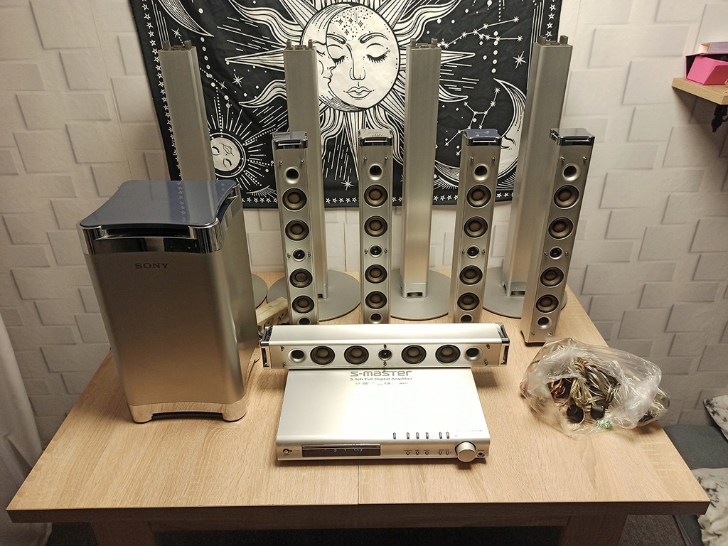 Zestaw 5.1 kino domowe Sony DAV-S880 S-Master amplituner