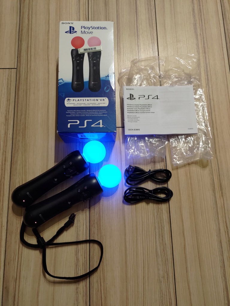 Kontrolery PlayStation VR Move PS4