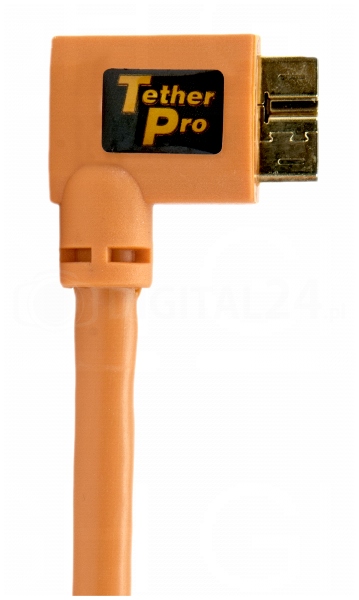 Tether Tools TPro USB 3.0 Micro-B Right Angle 4.6m/15' ORG