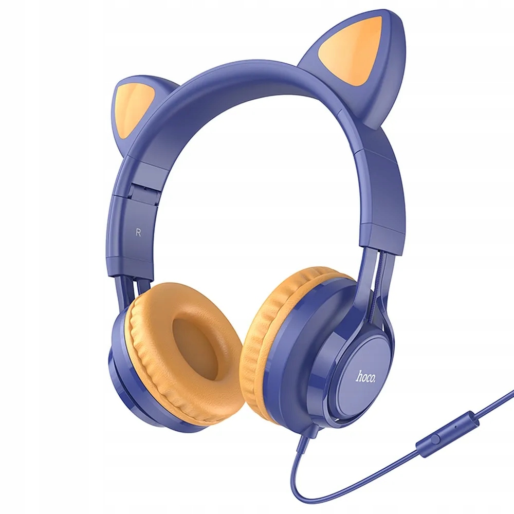HOCO słuchawki nagłowne z mikrofonem W36 Cat Ear c
