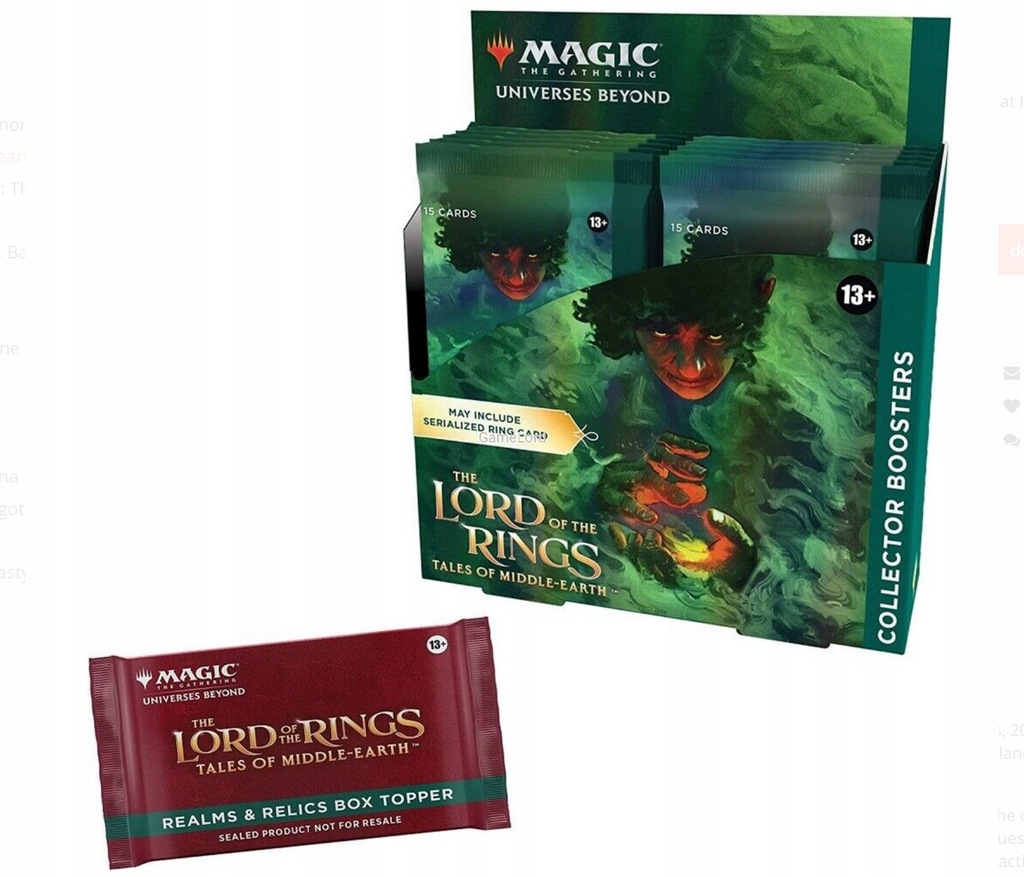 MtG: Lord of the Rings: Tales of Middle-earth - Collector Booster Box