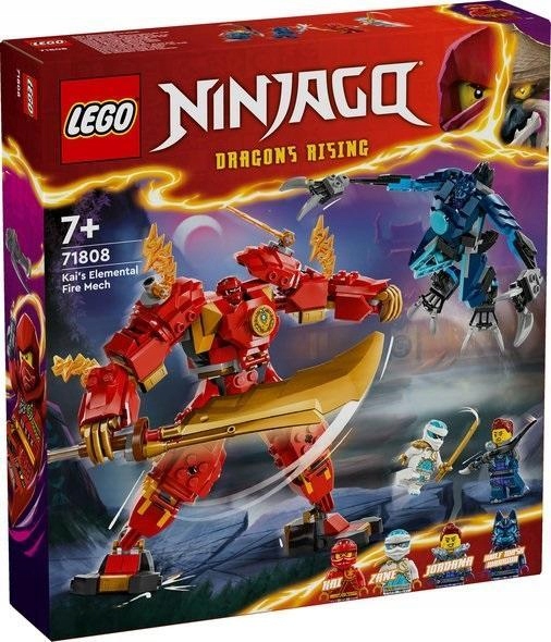 LEGO NINJAGO 71808 MECH ŻYWIOŁU OGNIA KAIA, LEGO