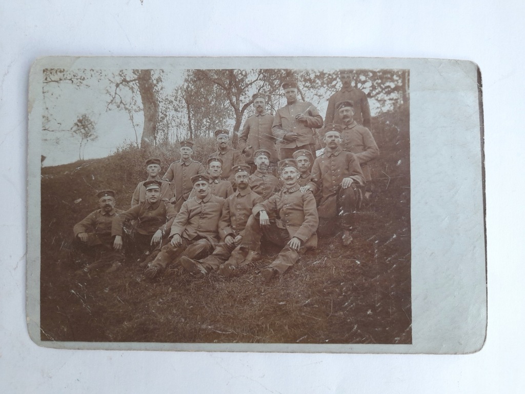 Niemcy żołnierze I wojna św. z obiegiem Feldpost