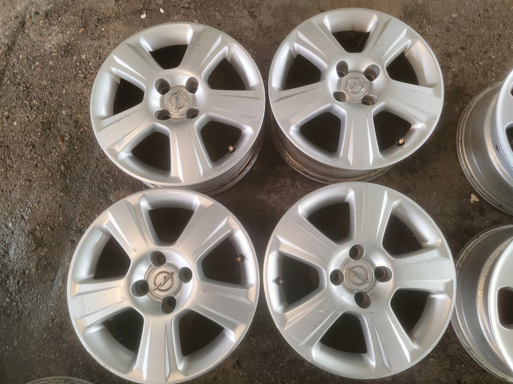ORYGINALNE ALUSY OPEL 15' 4x100 KOMPLET