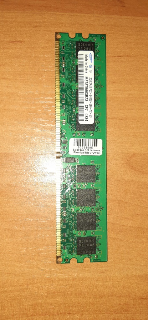 Pamięć RAM Samsung DDR2 2 GB 667
