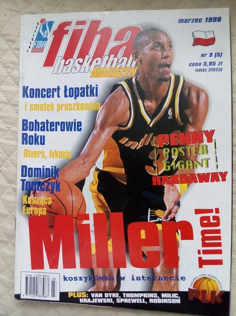 FIBA Basketball magazyn marzec 03/1998