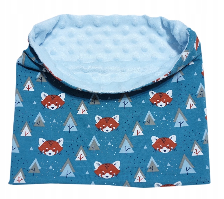 Komin 2 STRONNY BAWEŁNA szalik lisek 80-86-92-98-104