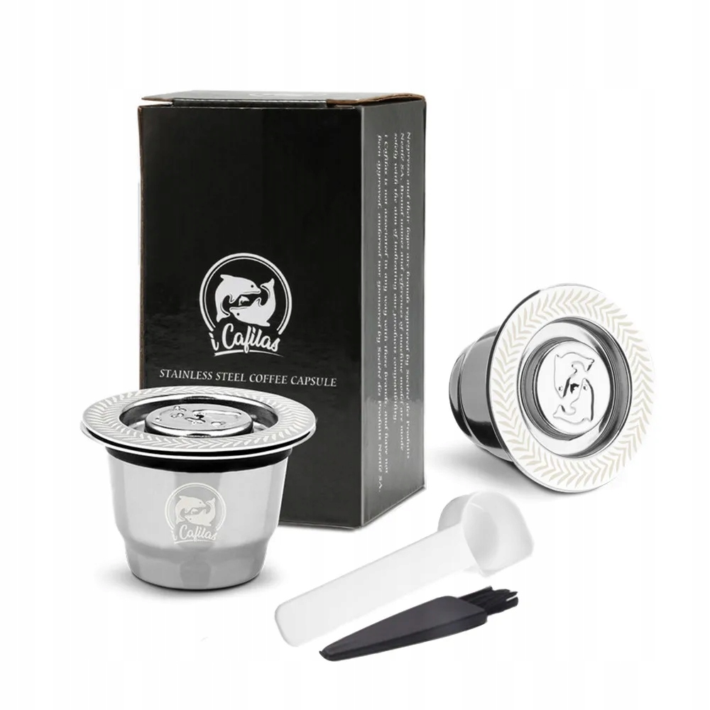 i Cafilas Reusable refillable coffee capsules for
