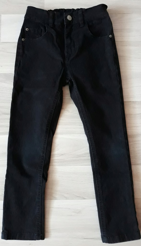 George Spodnie jeansowe czarne 116-122cm