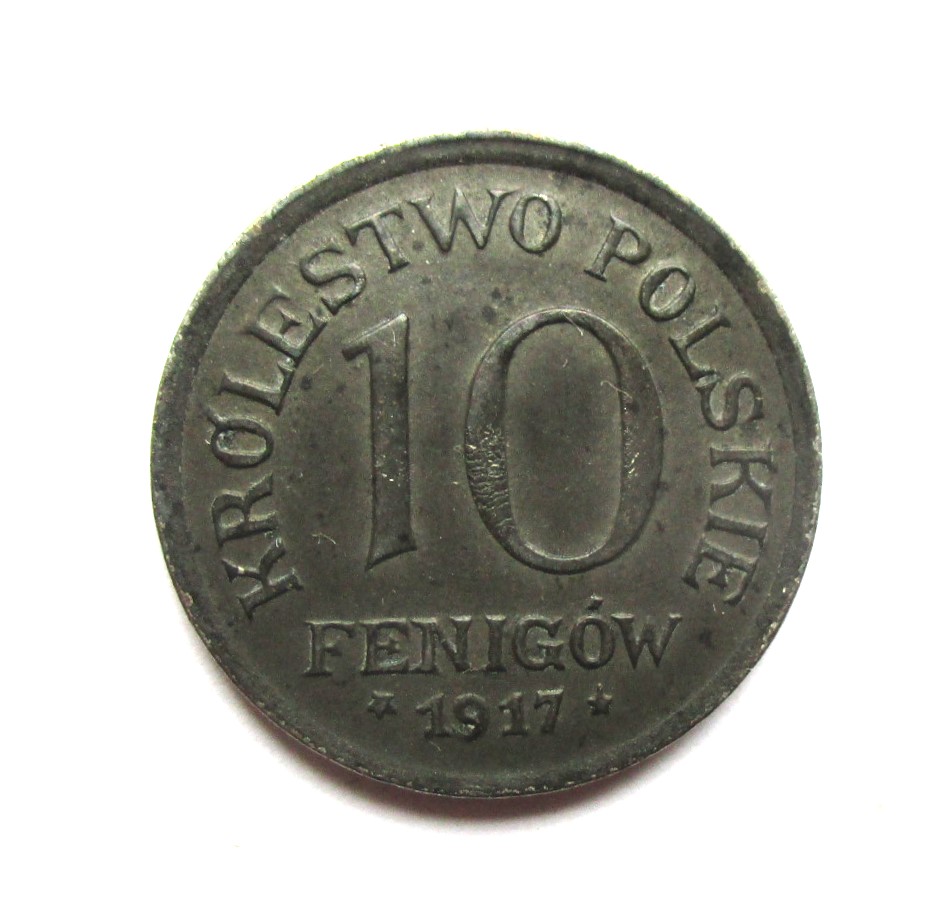 10 Fenigów 1917 r. Królestwo Polskie