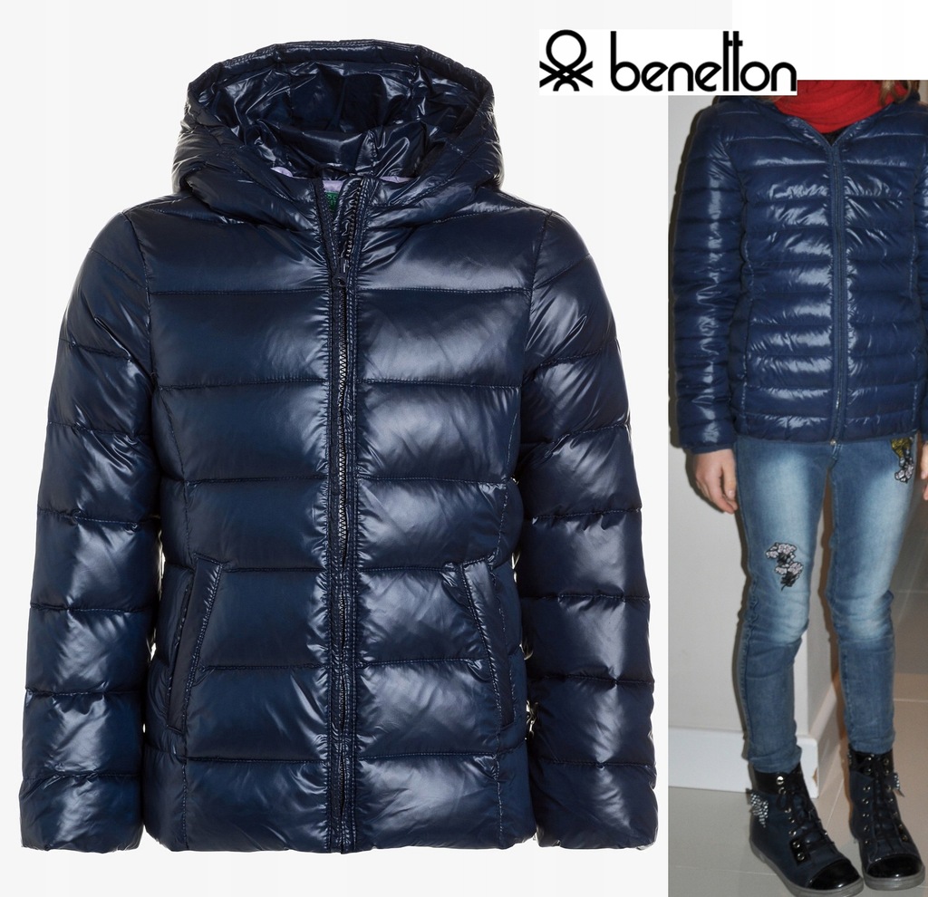 BENETTON kurtka jesin- zimowa PIKOWANA 7-8 128-134