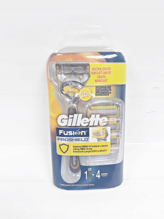 MASZYNKA GILLETTE FUSION PROSHIELD + 4 WKŁADY