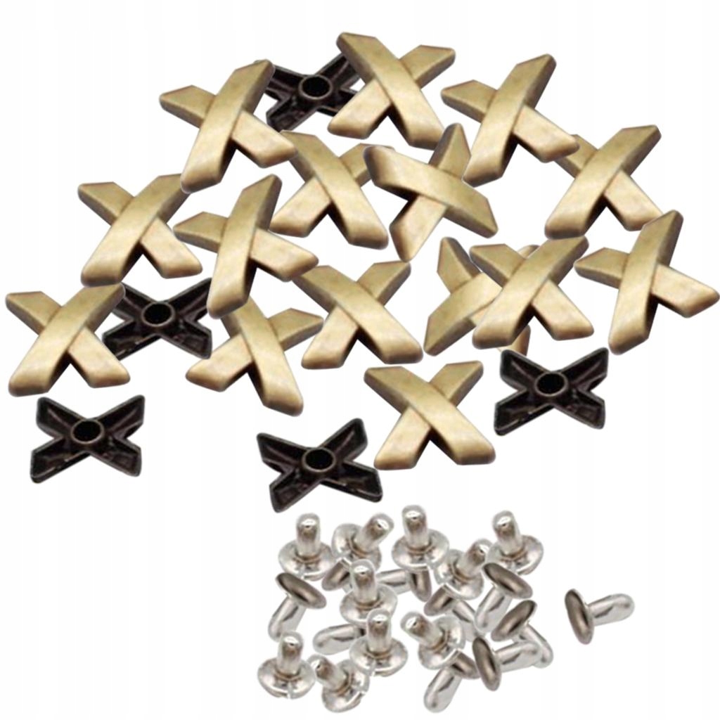 160 Rivetti A Cupola Tonda Argento | 9mm In Ottone | Per Fai Da Te, Abbigliamento, Borse E Accessori - Foto 4