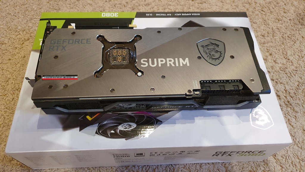 MSI RTX 3080 Suprim X 10GB bez LHR gwarancja 2024!