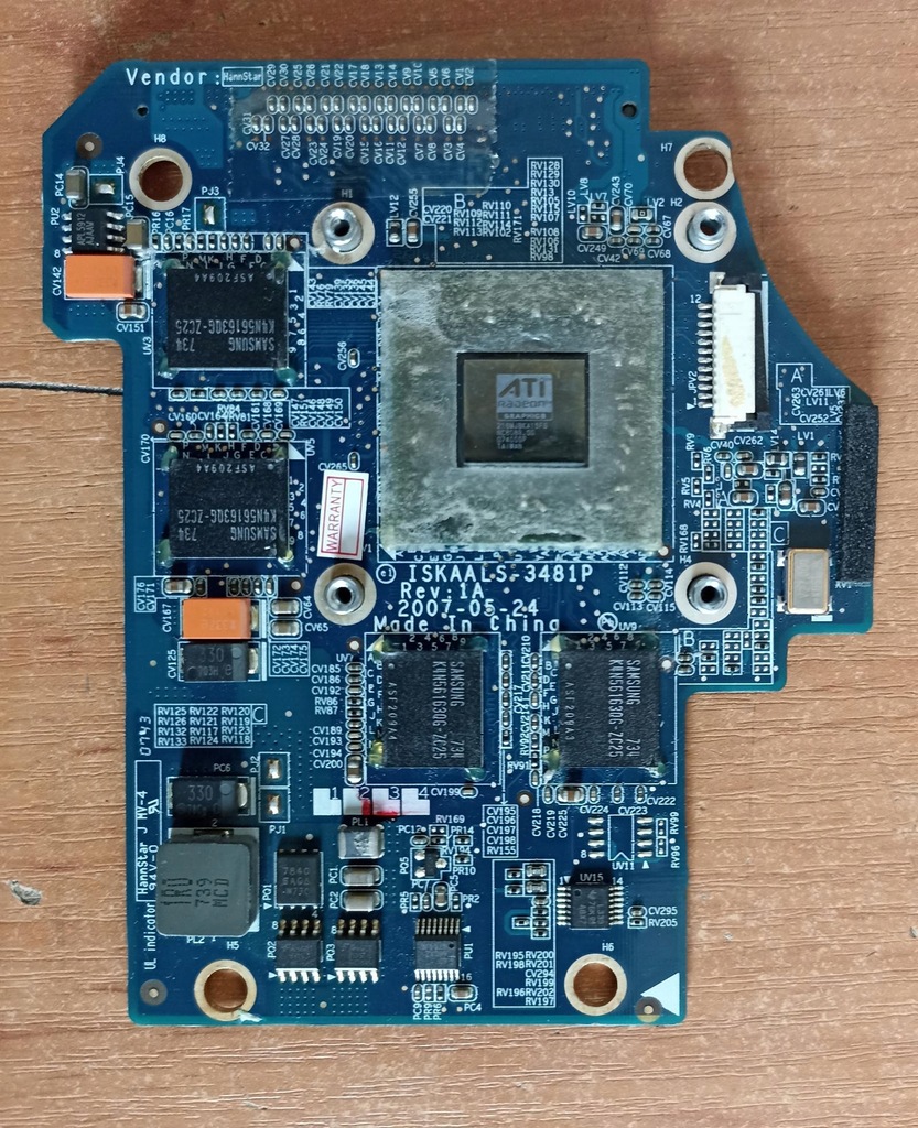 Karta graficzna Toshiba A200 A205 A210 LS-3481P