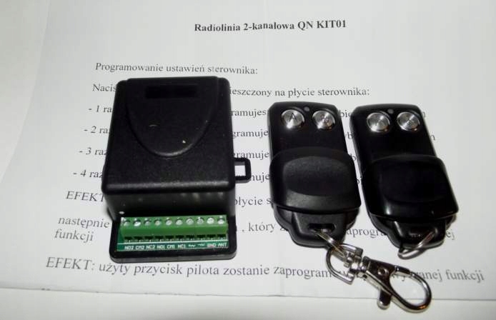 RADIOLINIA QN KIT01 (odbiornik i dwa piloty)