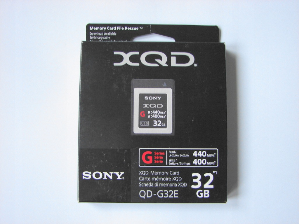 Nowa KARTA SONY XQD G 32 GB 440/400MB/s
