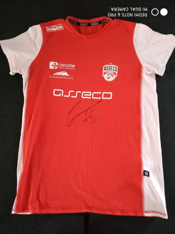 Koszulka Asseco Resovia Rzeszów z autografem