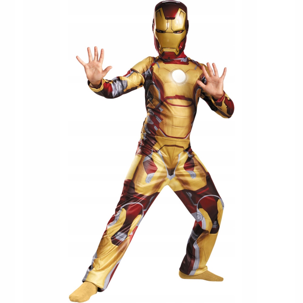 Strój kombinezon + maska Avengers Iron Man 110