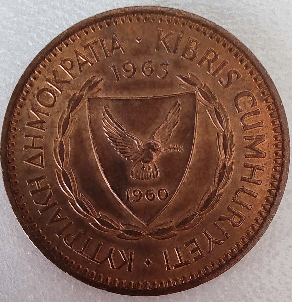 1180c - Cypr 5 milów, 1963