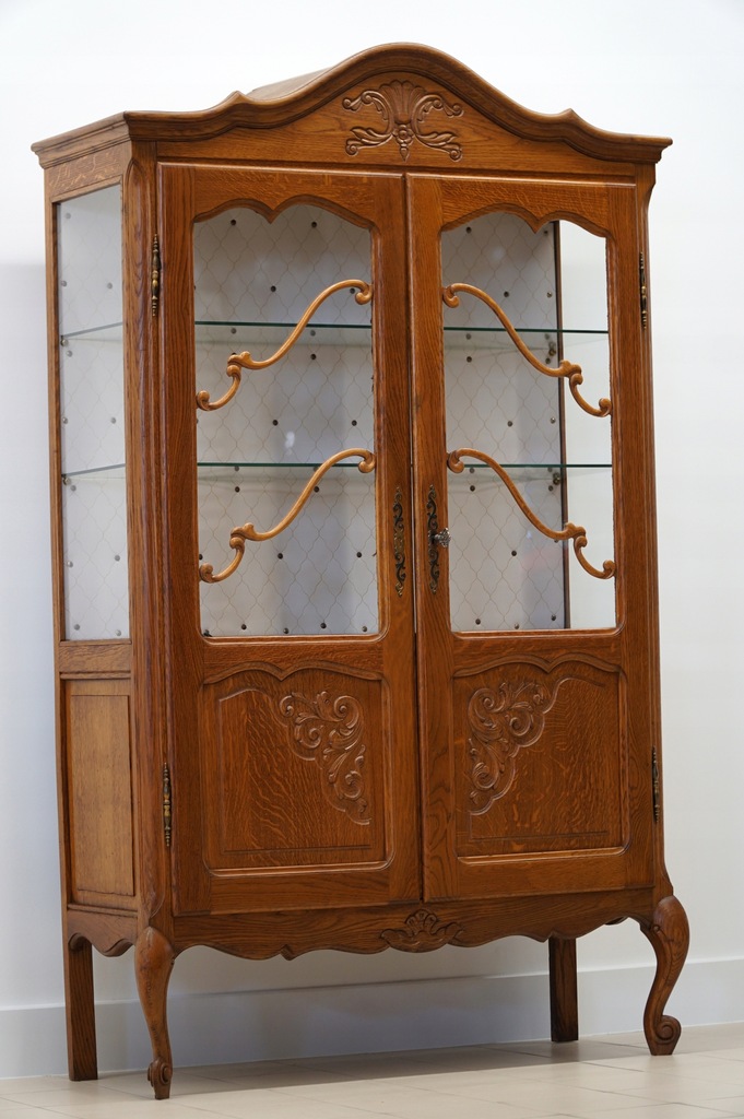 WITRYNA,SERWANTKA LUDWIKOWSKA DĄB h171x103x38cm