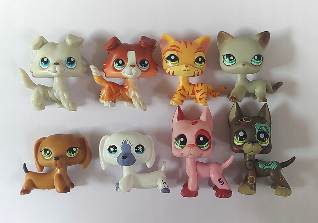 LPS Littlest Pet Shop koty&pies 8szt #52 16605079869