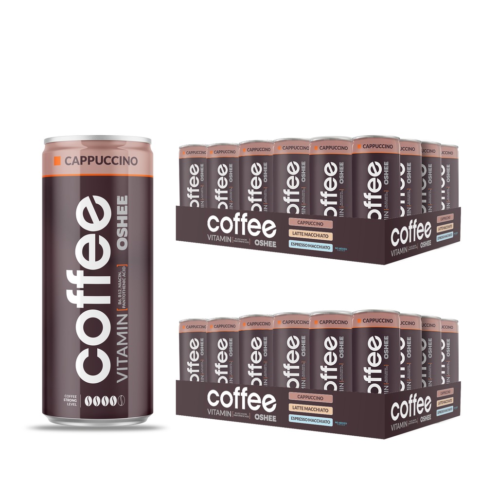 48x OSHEE Vitamin Coffee Cappuccino 250 ml