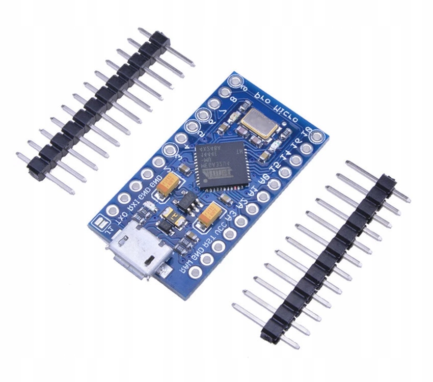 ATmega32U4 microUSB zgodna z Arduino IDE, format Leonardo PRO-compatible